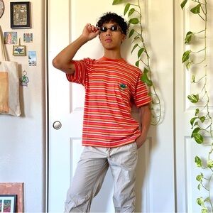 Obey World Striped T-Shirt